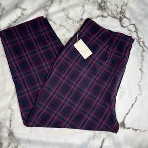 NWT a new day navy plaid pants 20w